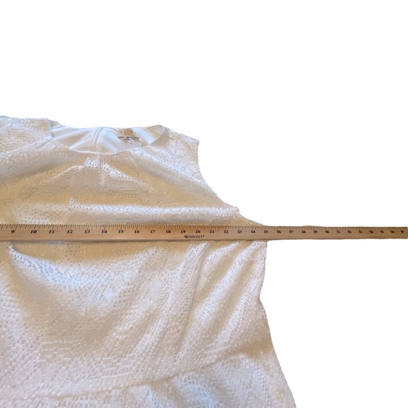 Laura Plus White Lace Dress-Size 20-Sleeveless/Fitted Bodice-Flared Skirt NWT - Picture 13 of 14